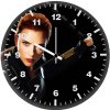 black widow scarlett johansson minimal 47 wall clock