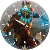 iron panther dl wall clock