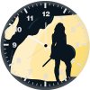 wonder woman minimal hd wall clock