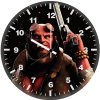 hellboy smoking cigarette with gun g0 wall clock