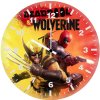 marvel deadpool and wolverine unite of wall clock