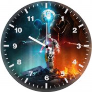 iron man transformative journey uf wall clock