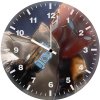 red hood masked t9 wall clock