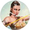 wonder woman amazon 9n wall clock