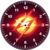 flash logo 39 wall clock