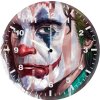 joker paint splash art m8 wall clock