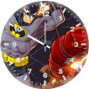 batman and hellboy 3a wall clock
