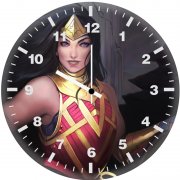 art wonder woman warrior ls wall clock