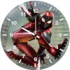 spiderman crimson cowl suit m0 wall clock