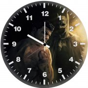 alan ritchson as the dark knight 3g wall clock