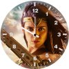 wonder woman cosplay warrior pj wall clock