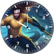 aquaman ready for war 90 wall clock