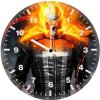 ghost rider fire ht wall clock