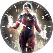 captain marvel new art3b wall clock