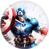 captain america artnew 3y wall clock