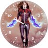 captain marvel aw wall clock