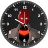 red hood illustrator 34 wall clock