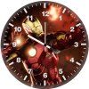 iron man laser firing up 2v wall clock