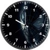black spiderman mask ke wall clock