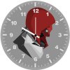 red hood minimalism f4 wall clock
