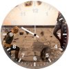 superman vs black adam te wall clock
