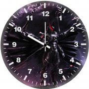 final fantasy inspired batman p0 wall clock