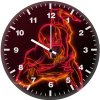 neon velocity the flash 6m wall clock