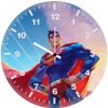 dc superman world collide 37 wall clock