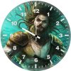 aquaman underwater artwork zm wall clock