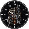 rocket raccoon minimalism xe wall clock