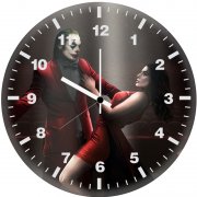 joker folie a deux emblem 9k wall clock