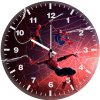 spidermans under the fiery sky 1c wall clock