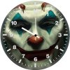 joker closeup sketch artwork y1 wall clock