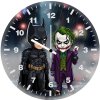 chibi joker x batman sv wall clock