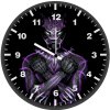black panther crusader rb wall clock