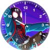 miles morales in action ir wall clock