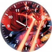 dc comics superman in wall clock