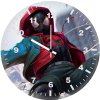 spiderman v venom art g0 wall clock