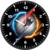 the flash movie minimal poster n8 wall clock