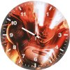 black superman laser eye jw wall clock