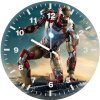 iron man helmet opened jv wall clock
