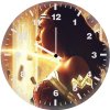 wonder woman looking away dw wall clock