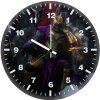 thanos ruler of the infinite chair qd wall clock