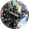titans vs deathstroke zc wall clock