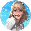 spider gwen battle damaged 3p wall clock