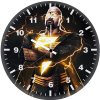 rock black adam q0 wall clock