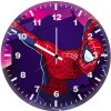 spiderman colorful art da wall clock