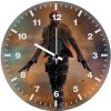 aesthetic red hood xq wall clock
