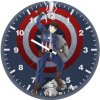 captain america in anime style d9 wall clock