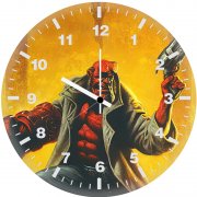 hellboy gun up q8 wall clock